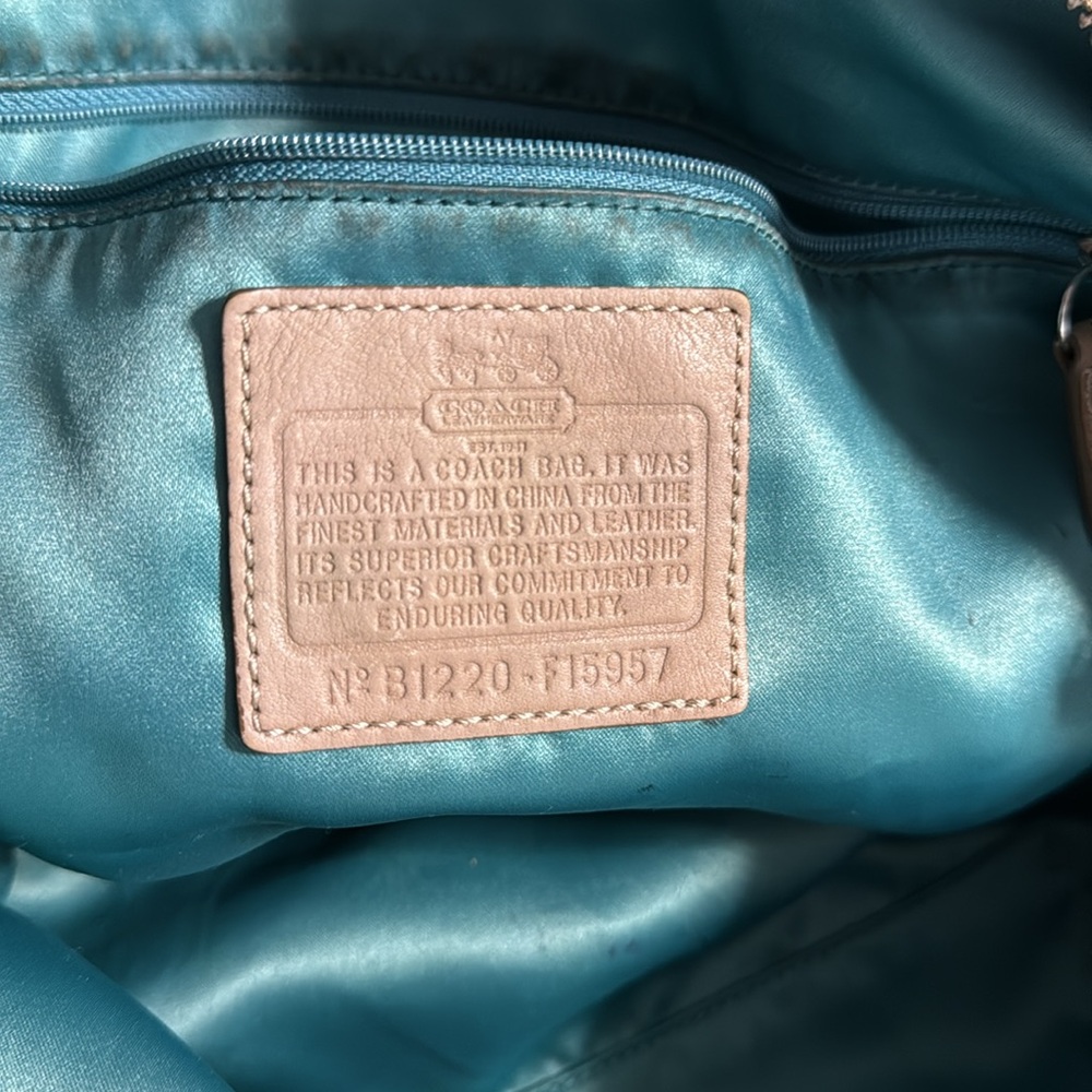 SATIN COACH SHOULDER BAG - Picture 15 of 16